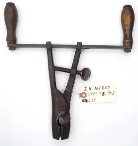 12''L I.H. Alfrey, unmarked axle nut wrench