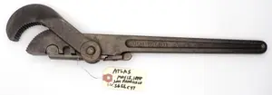 16.75''L "Atlas Pat 1888" pipe wrench