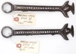 (2) Hartford Spring & Axle Co. Wrenches