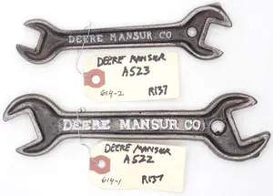 (2) Deere & Mansur Co. wrenches