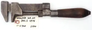 12.5''L "B.L. Walker Co. Patent Jan.5 1875"