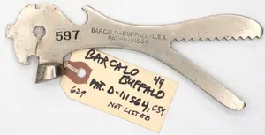 6.5''L "Barcalo-Buffalo-USA Pat-D-111564"