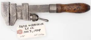 10''L "Rapid Wrench Co. S.F. Cal" RARE!