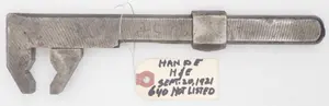 10.25''L HandE Wrench Co. RARE notched jaw variant