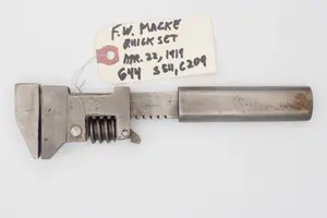 F.W. Macke Quickset quick adjust nut wrench