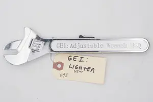 9''L "GEI: Adjustable Wrench BBQ" lighter