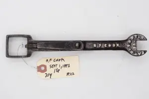 8.75''L "RF Cook" 1-1/8" box end buggy wrench