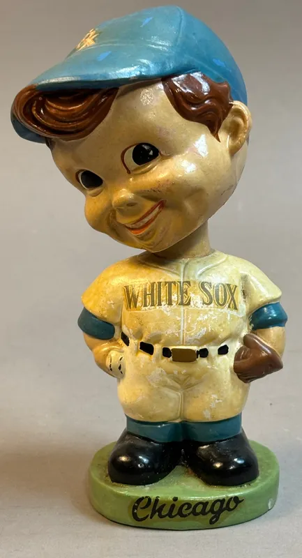 1962 Chicago White Sox Baseball Bobblhead Nodder from auction in Jackson, Michigan — image 22