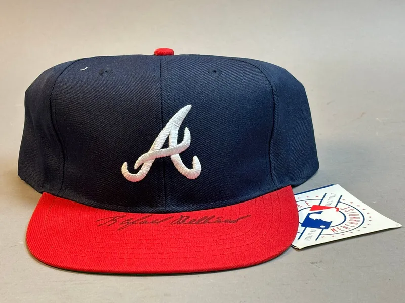 Rafael Belliard Atlanta Braves Signed Snapback Hat from auction in Jackson, Michigan — image 33