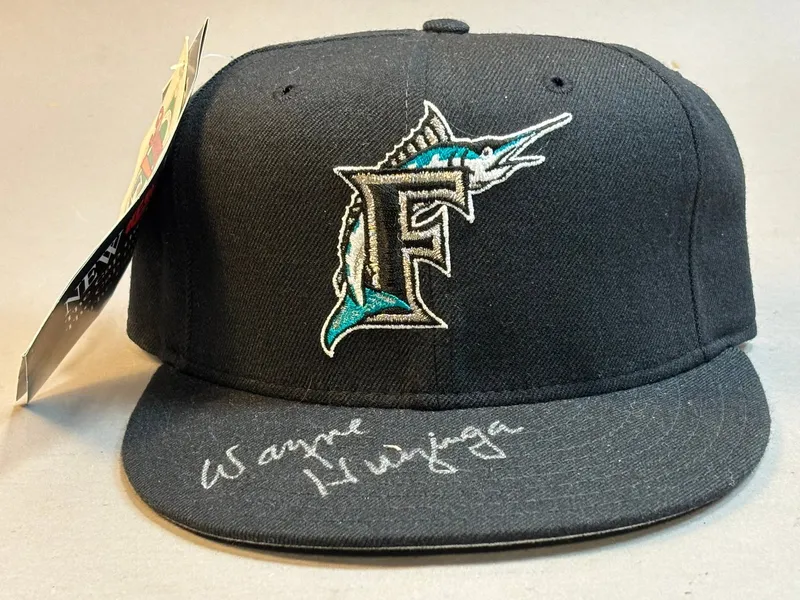 Wayne Huizenga Signed Florida Marlins Baseball Hat from auction in Jackson, Michigan — image 38