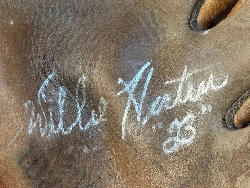 Willie Horton Signed 23 Wilson A2661 Baseball Mitt from auction in Jackson, Michigan — image 43