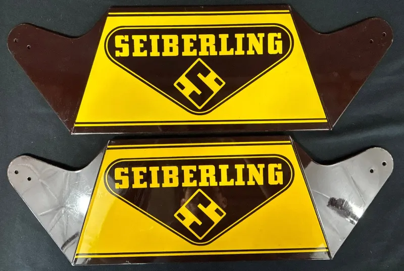 Seiberling Painted Metal NOS Original 50s Tire Rack Signs NM from auction in Jackson, Michigan — image 37