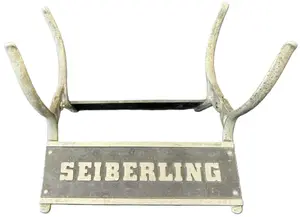 Seiberling Cast Embossed 20s Advertising Tire Rack Display