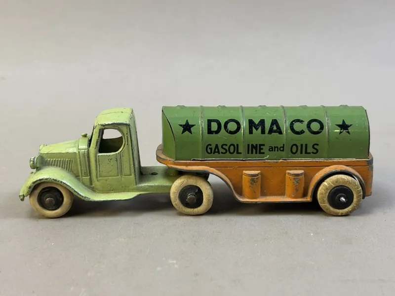 Domaco Gasoline & Oils Tootsie Toy Tanker Truck from auction in Jackson, Michigan — image 12