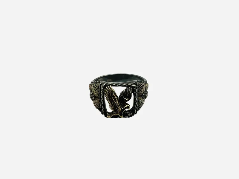 Sterling Silver American Eagle Ring from auction in Cleveland, Georgia — image 16