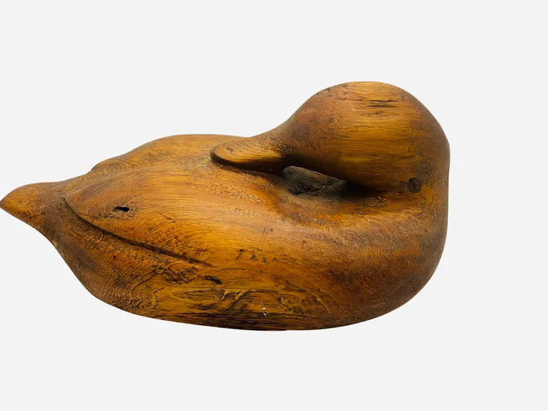 Carved Wooden Duck Signed On Bottom from auction in Cleveland, Georgia — image 25