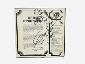 Autographed Percy Sledge Vinyl Record