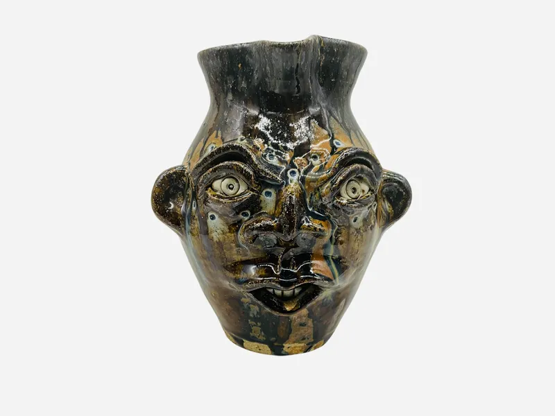Tom & Abby Whitaker Face Jug  from auction in Cleveland, Georgia — image 29
