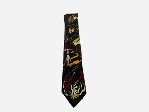 Vintage San Milo / John Jarrell Necktie Devil Angels Pitchfork