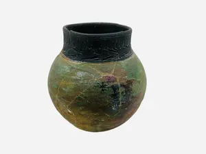 Vintage Gay Liebert Raku Pottery Vessel