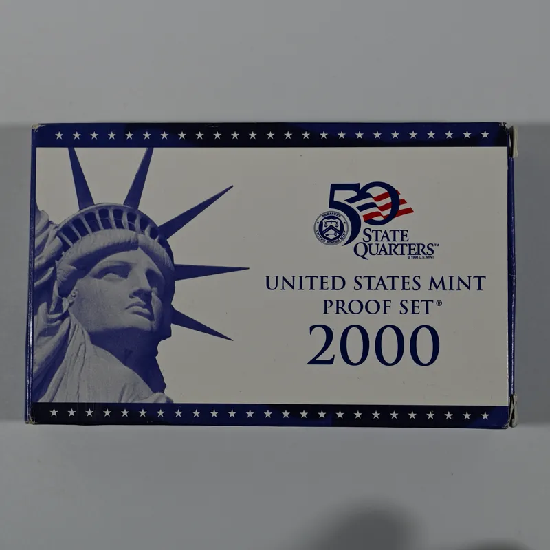 US Mint Proof Silver Set 2000 - San Francisco Mint from auction in Winnetka, Illinois — image 7