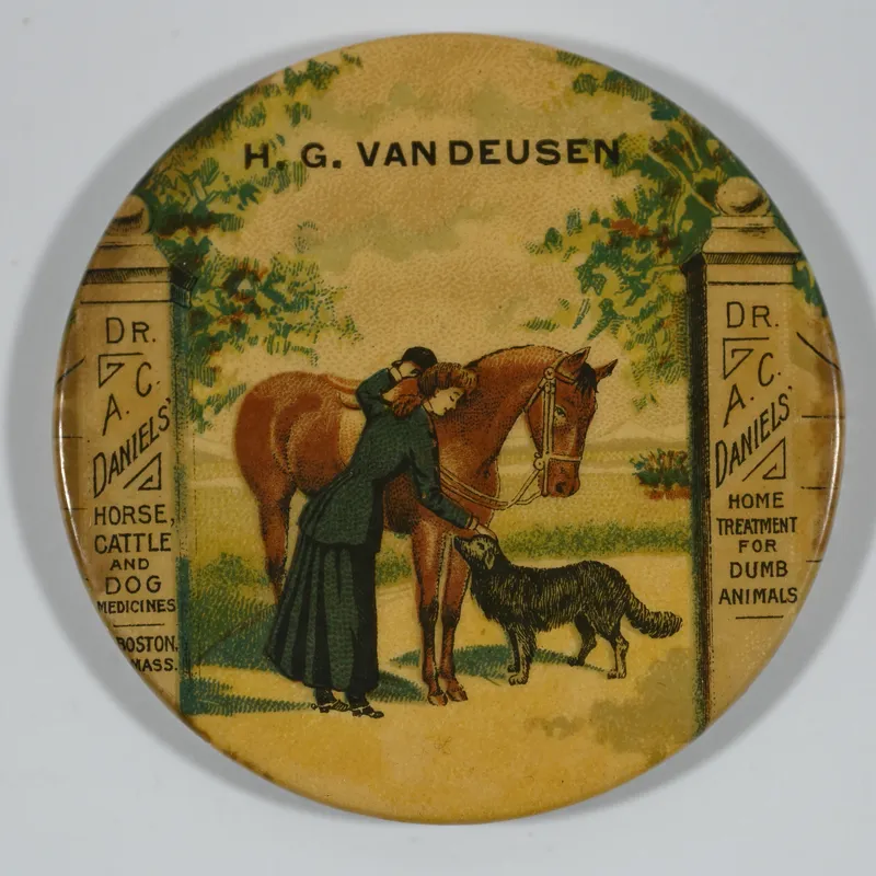 Dr A C Daniel's Celluloid Pocket Mirror from auction in Winnetka, Illinois — image 28