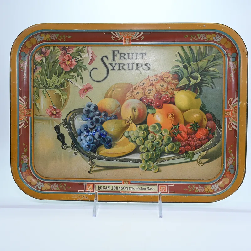 Fruit Syrups - Logan Johnson Ltd Boston Massachusetts Tray from auction in Winnetka, Illinois — image 32