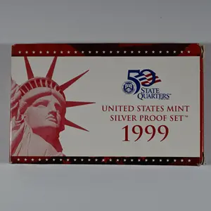 US Mint Silver Proof Set 1999