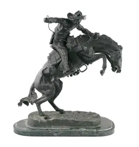 Frederic Remington Broncho Buster Bronze