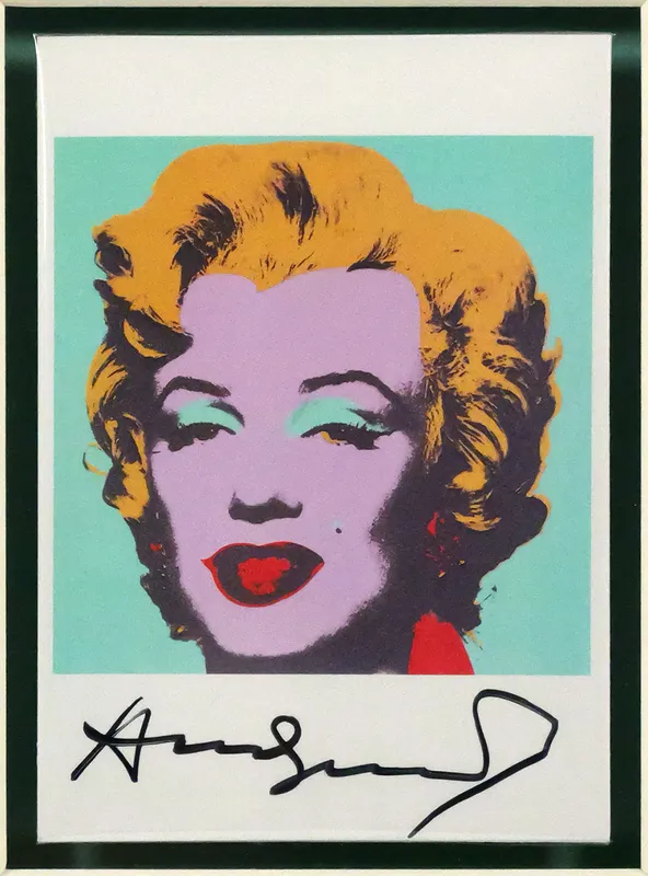 ANDY WARHOL Signed Marilyn Monroe Print from auction in Clearwater, Florida — image 1