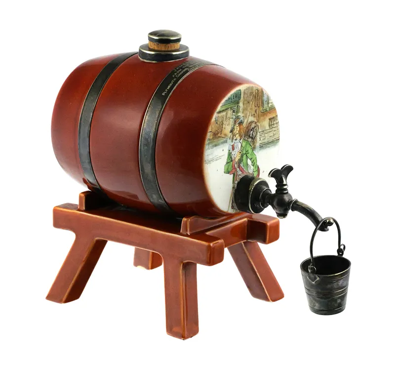 Rare Doulton Dickens Whisky Spirits Barrel from auction in Clearwater, Florida — image 7