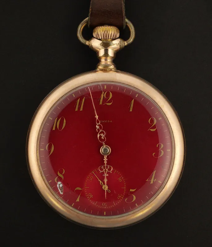 Omega Old Dutch Advertising 15J Pocket Watch from auction in Clearwater, Florida — image 10