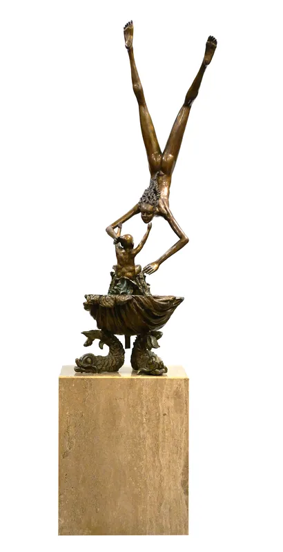 PAPO COBIAN, Bronze Nude Woman Fountain from auction in Clearwater, Florida — image 42