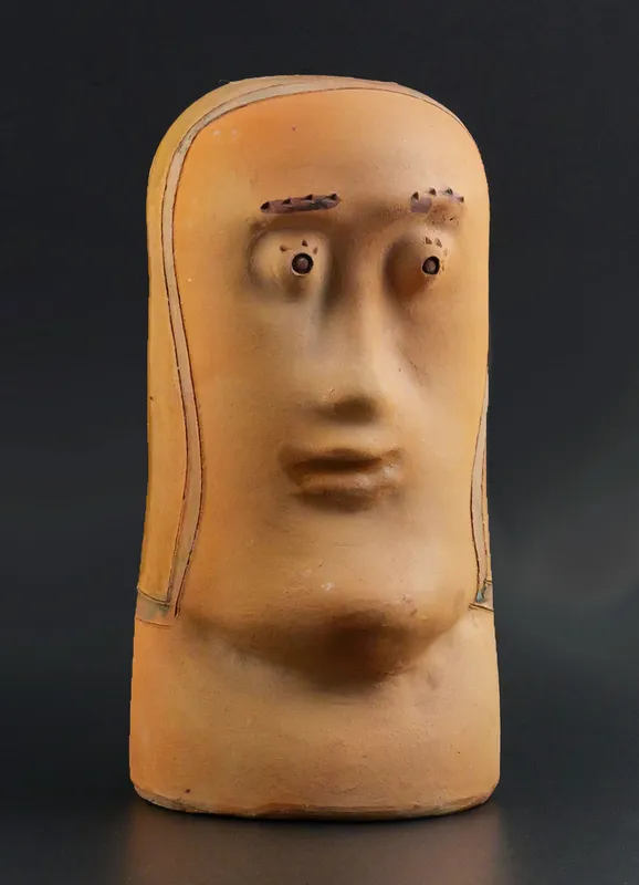 Brazilian Modernist Terracotta Bust Signed from auction in Clearwater, Florida — image 31