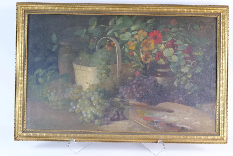 Oil on Canvas - Still Life from auction in Williamstown, New Jersey — image 3
