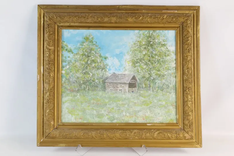 Oil on Board - Landscape from auction in Williamstown, New Jersey — image 15