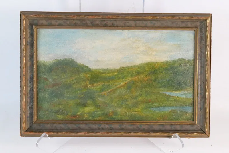 Oil on Board - Landscape from auction in Williamstown, New Jersey — image 26
