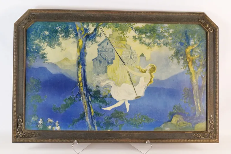 Vintage 1920s Art Deco Lithograph Print from auction in Williamstown, New Jersey — image 34