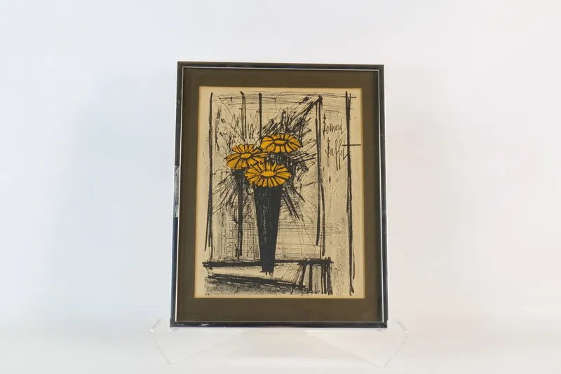 Vintage Mid-Century Modern "Flower" Lithograph from auction in Williamstown, New Jersey — image 36