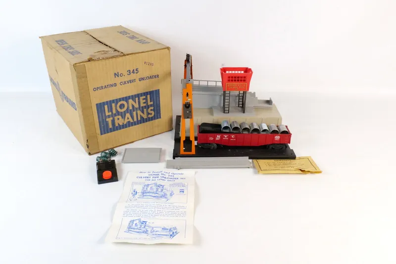 Vintage Post War Lionel no. 345 Operating Culvert Unloader from auction in Williamstown, New Jersey — image 20