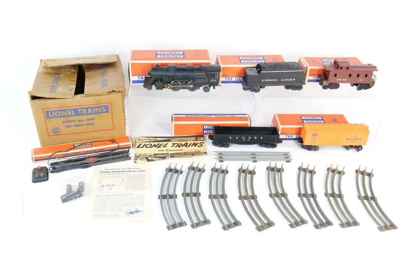 Vintage 1953 Postwar Lionel 1500 Scout Steam Freight Set from auction in Williamstown, New Jersey — image 22