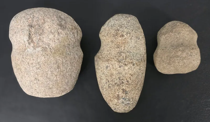 Native American Stone Grooved Tool Lot of 3 from auction in Bogart, Georgia — image 15