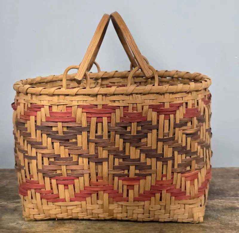 Choctaw Native American Hand Woven Basket from auction in Bogart, Georgia — image 24