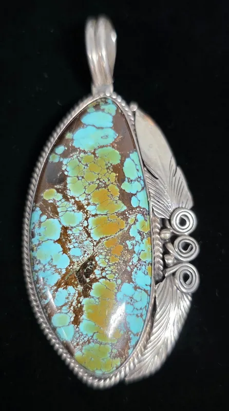 Signed Justin Morris Navajo Silver Pendant from auction in Bogart, Georgia — image 31