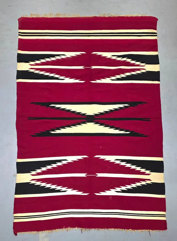 Large Chimayo Wool Blanket from auction in Bogart, Georgia — image 45