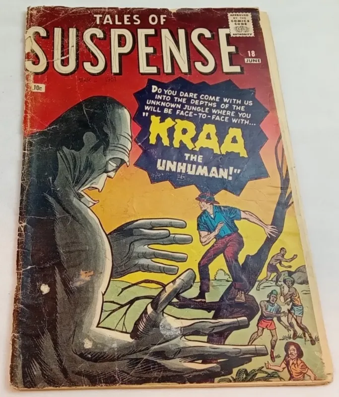 Tales of Suspense #18, June 1961, Raw from auction in Ottawa, Ohio — image 6