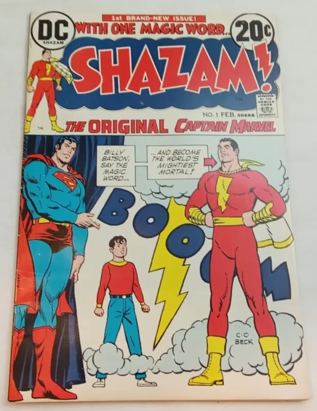 Shazam #1 DC Comics Feb 1973 Raw from auction in Ottawa, Ohio — image 9