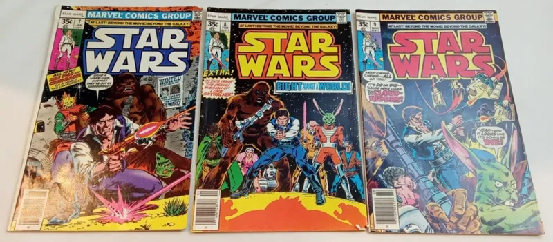 Star Wars Marvel Comics Group #1, #2, #3 Raw from auction in Ottawa, Ohio — image 17