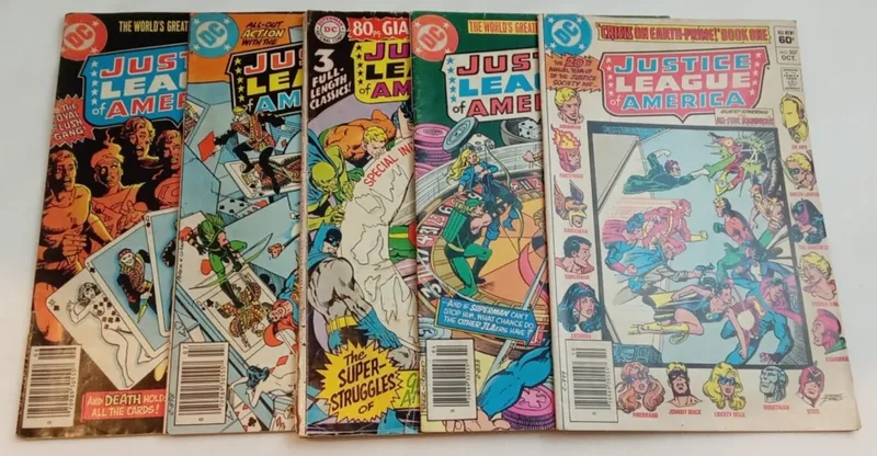 Justice League of America Comic Lot, 1980s DC Raw from auction in Ottawa, Ohio — image 16