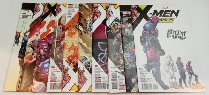 X-Men Gold #1-10 Marvel Comic Run, Raw from auction in Ottawa, Ohio — image 26